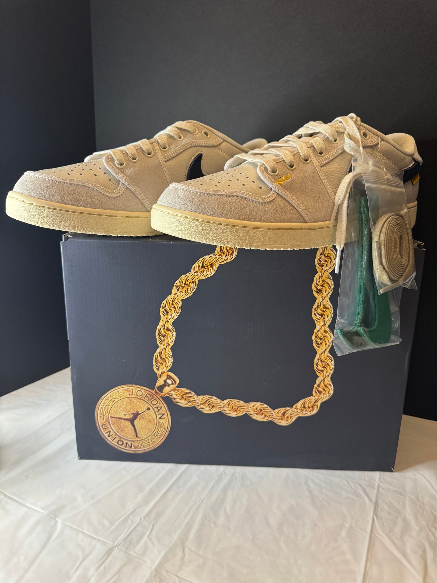 Air Jordan 1 AJKO Low Union Sail Leather